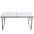 Table blanche moderne d&#39;aluminium de table extérieure de meubles en aluminium pour le camping ou le pique-nique